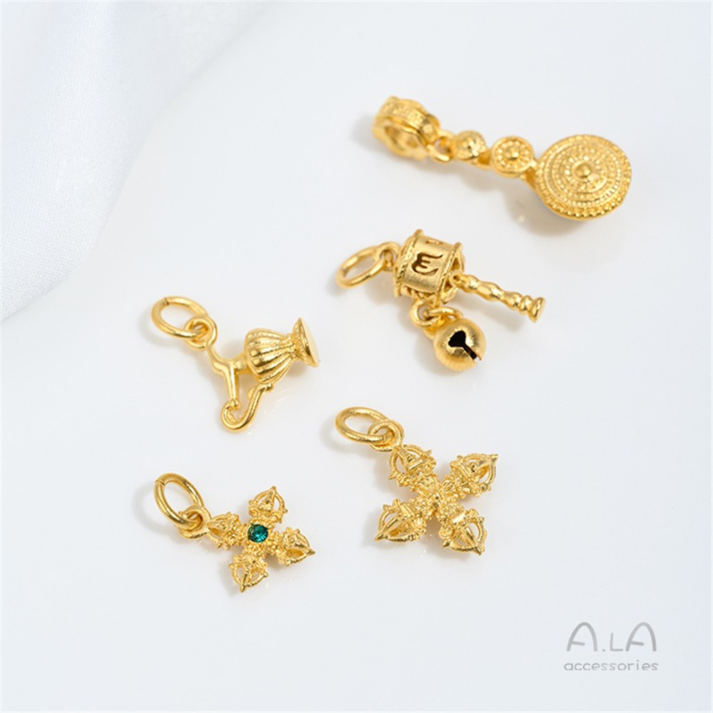 Jewelry Making Vietnam - قلادة ذهبية فيتنامية عتيقة على شكل