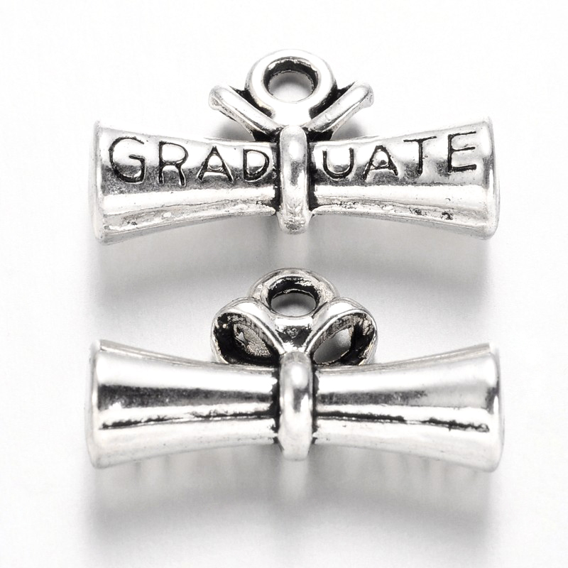 Jewelry Making Degree - 10 قطع من تعليقات شارات التخرج