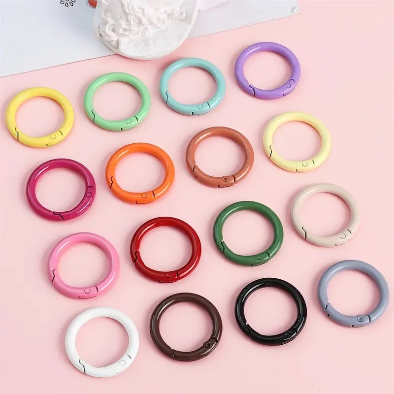 Jewelry Making Loops - 10 قطع حلقات معدنية دائرية بقطر