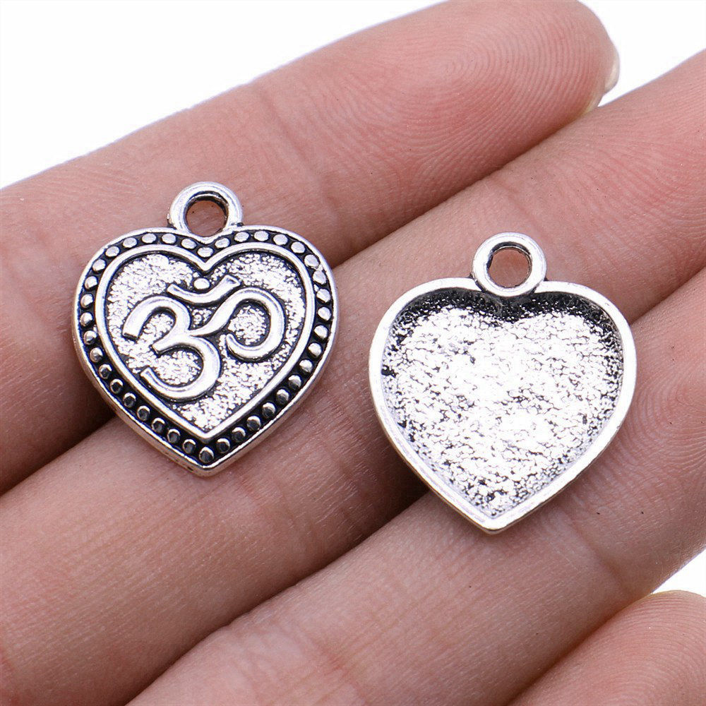 Jewelry Making The Well - قلادة رمز اليوجا والتأمل من سبيكة