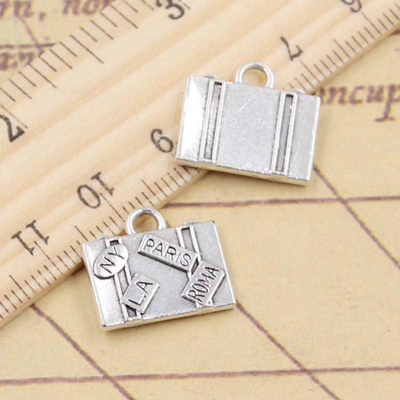 Jewelry Making Paris - 10 قطعة Charms حقائب السفر نيويورك
