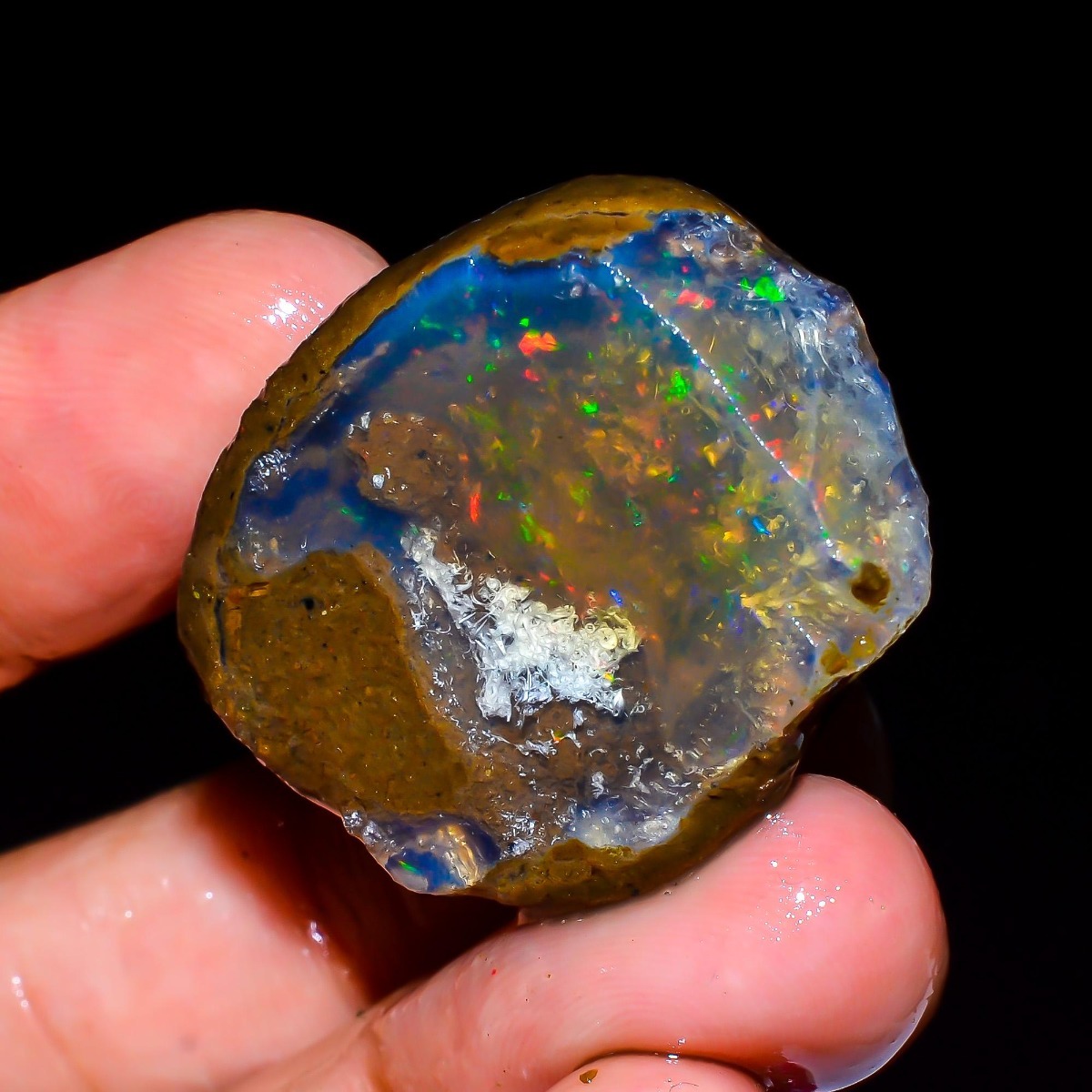 أحجار الأوبال الإثيوبي الطبيعي - مراجعة Jewelry Making Raw Materials وسعره