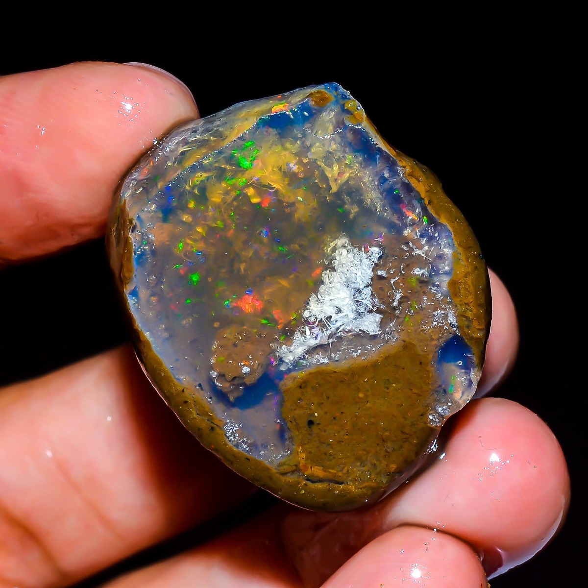 أحجار الأوبال الإثيوبي الطبيعي - مراجعة Jewelry Making Raw Materials وسعره