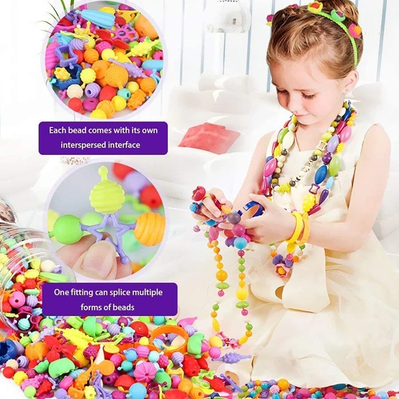 188-608 قطعة البوب الخرز الأطف - مراجعة Jewelry Making For 5 Year Old وسعره