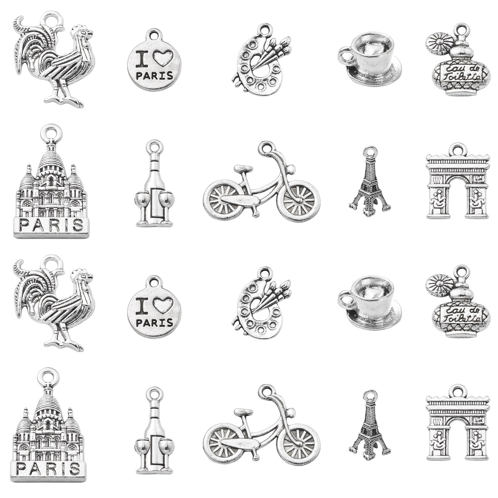باندا هول 100 قطعة 10 أنماط من - مراجعة Jewelry Making Paris وسعره