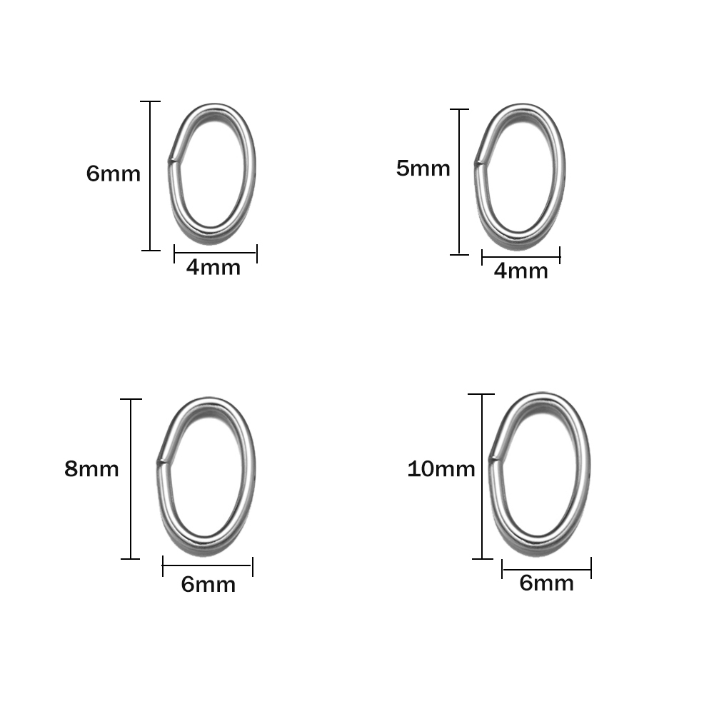 50 قطعة 3 ألوان الفولاذ المقاو - مراجعة Jewelry Making Loops وسعره
