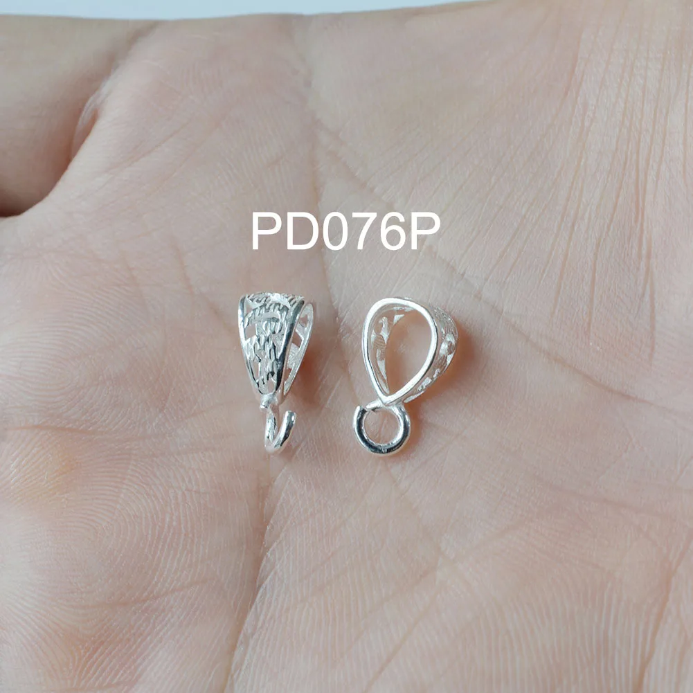 موصل كفالة بمشبك من الفضة الإس - مراجعة Jewelry Making Loops وسعره