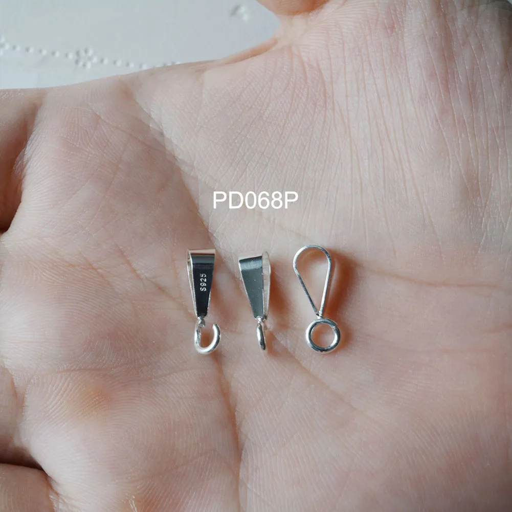 موصل كفالة بمشبك من الفضة الإس - مراجعة Jewelry Making Loops وسعره