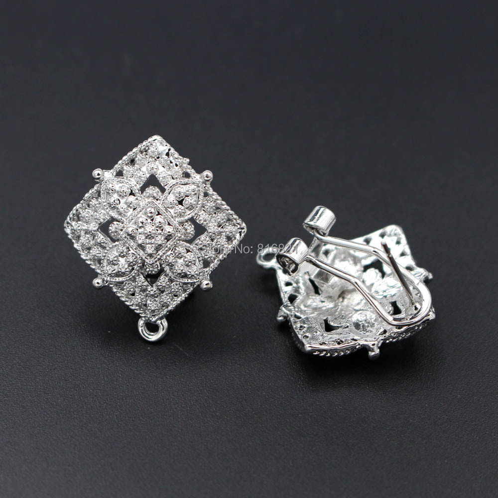 أقراط مرصعة بالذهب بحلقة دائري - مراجعة Jewelry Making Dubai وسعره