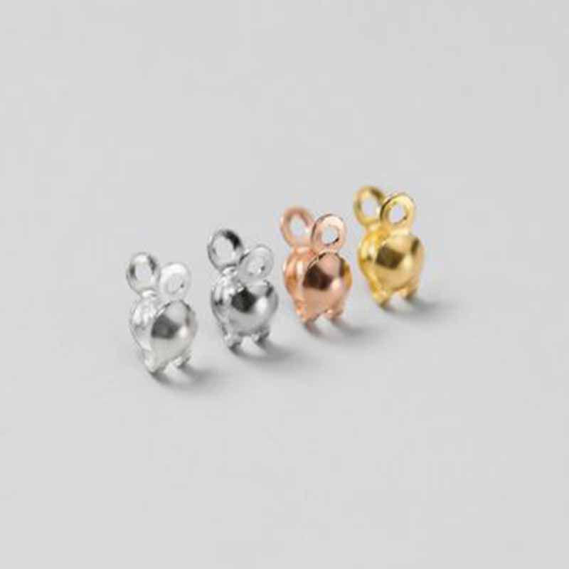 4 قطع مشابك خرز طرفية من الفضة - مراجعة Jewelry Making Metals وسعره