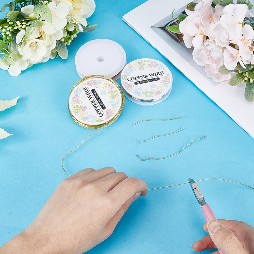 12.8 متر سلك مجوهرات نحاسي 0.8 - مراجعة Jewelry Making Degree وسعره