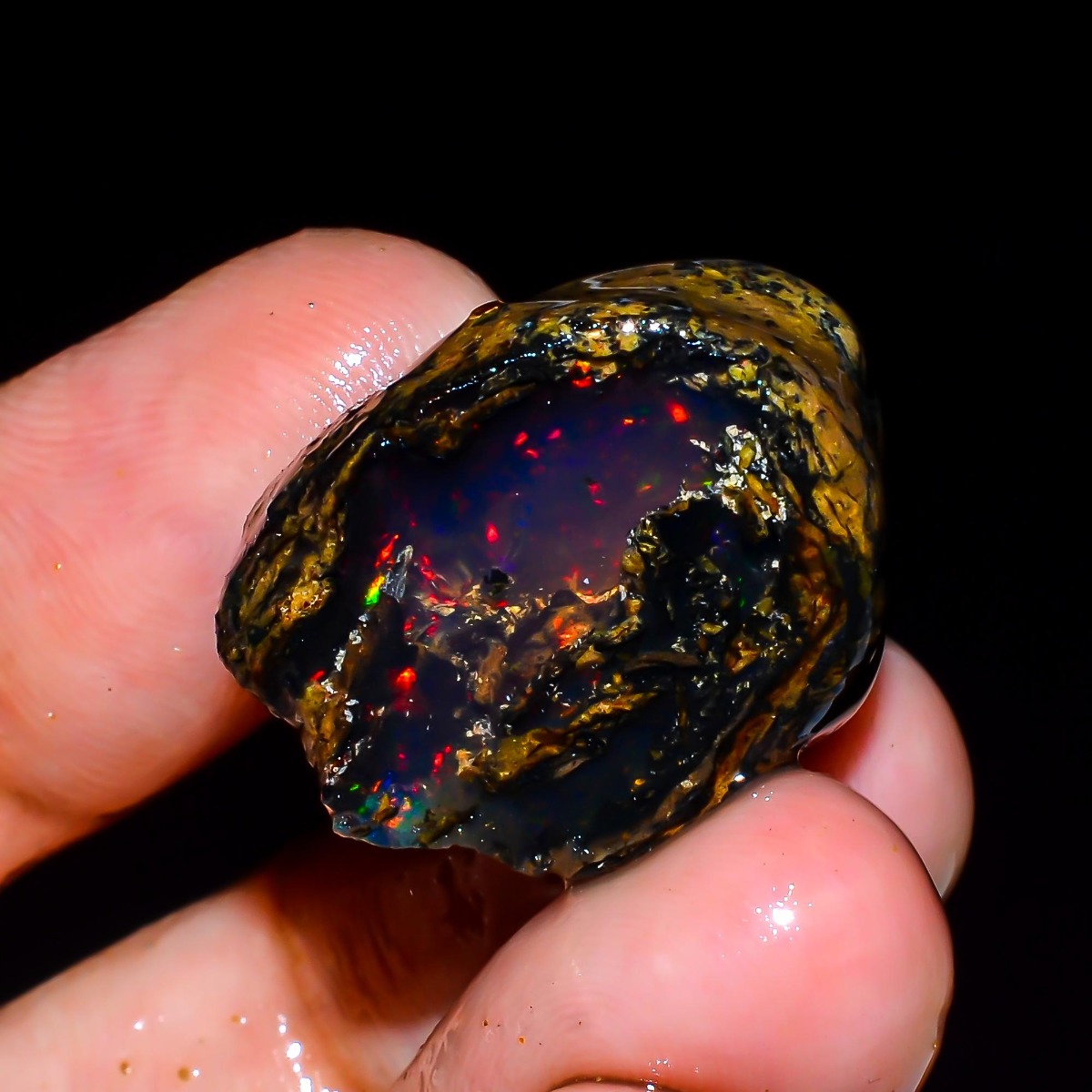 أوبال إثيوبي طبيعي خام من نوع  - مراجعة Jewelry Making Raw Materials وسعره