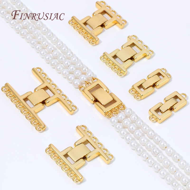 مشبك متعدد الطبقات مطلي بالذهب - مراجعة Jewelry Making Loops وسعره