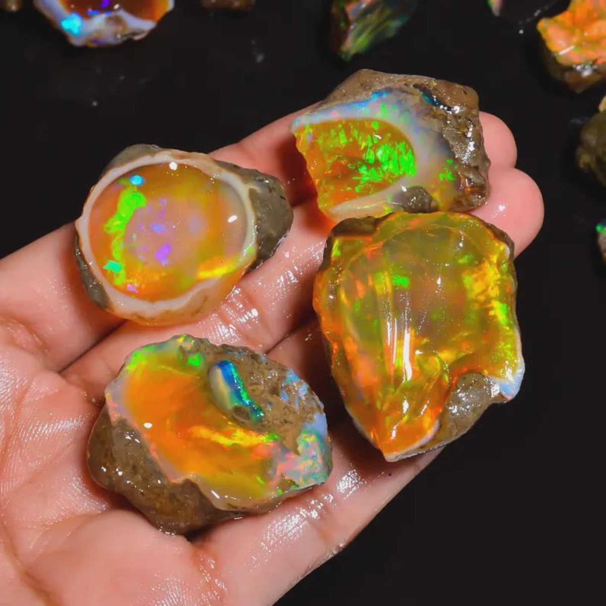 25-80 قيراط من حجر الأوبال الإ - مراجعة Jewelry Making Raw Materials وسعره