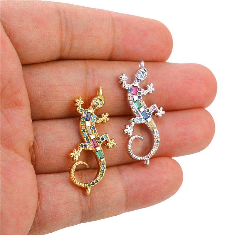 موصلات زخرفية على شكل جيكو مطل - مراجعة Jewelry Making Loops وسعره
