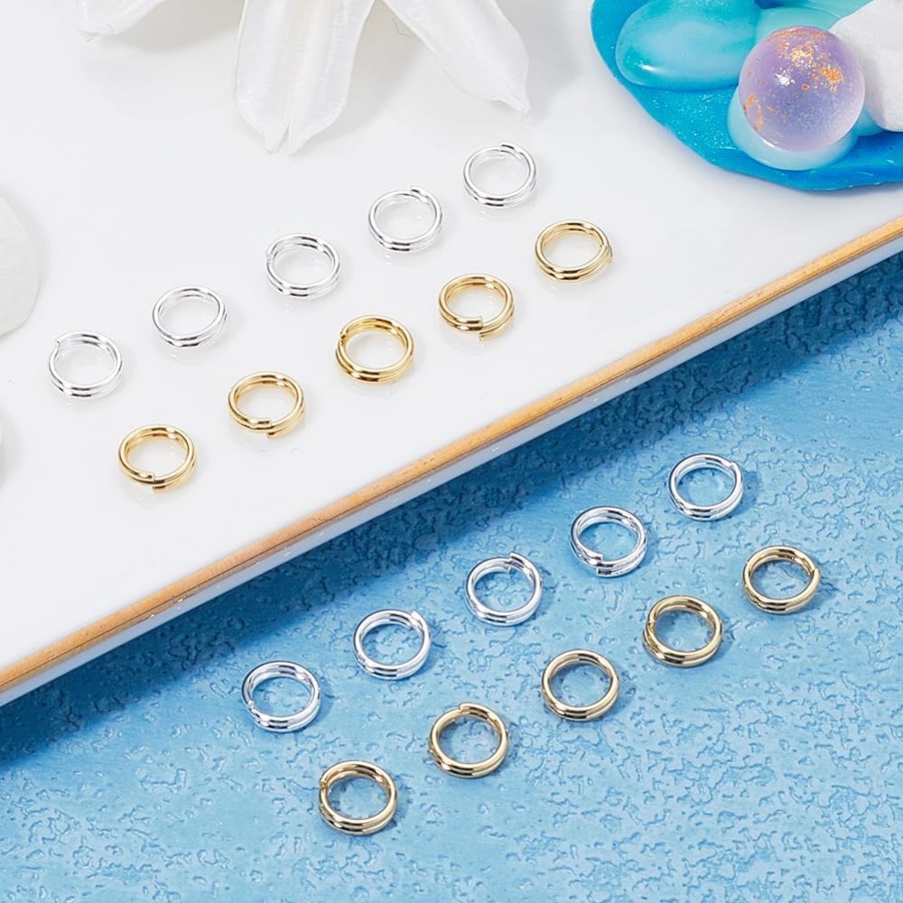 1 صندوق 80 قطعة حلقة الانتقال  - مراجعة Jewelry Making Loops وسعره