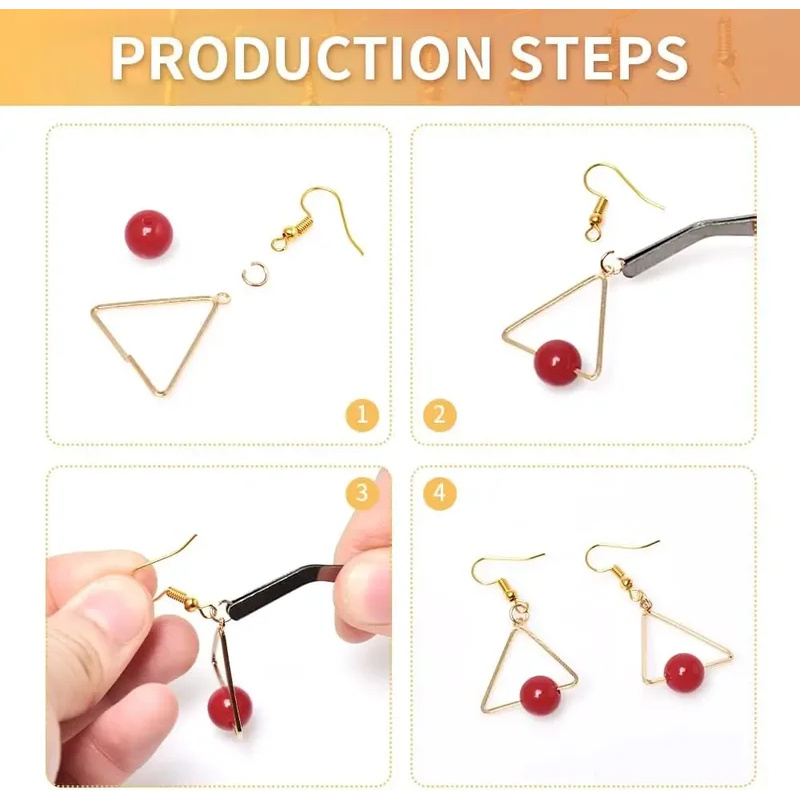 100/500 قطعة Findings بها بنفس - مراجعة Jewelry Making Metals وسعره
