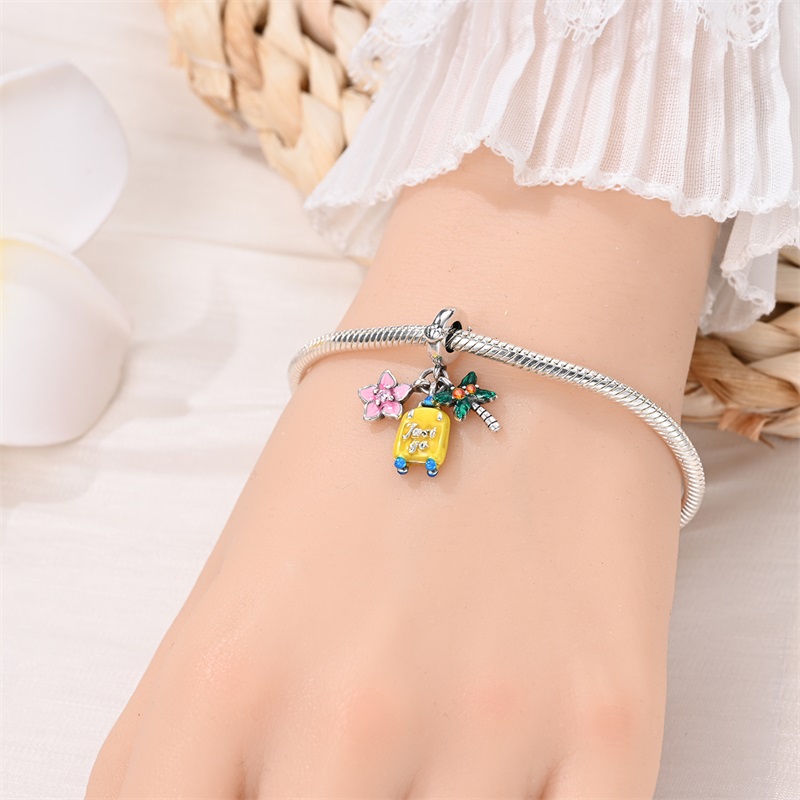 خرز تعليقة سفر على شكل برج بار - مراجعة Jewelry Making Paris وسعره