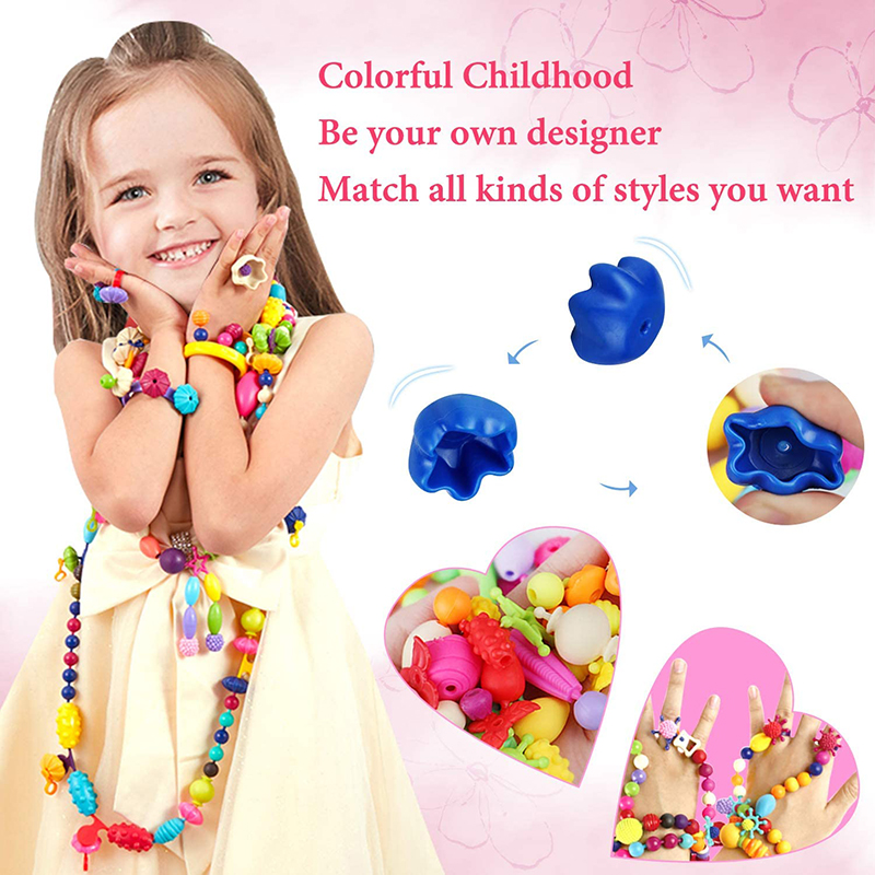 100 قطعة من الخرز البوب للأطفا - مراجعة Jewelry Making For 5 Year Old وسعره