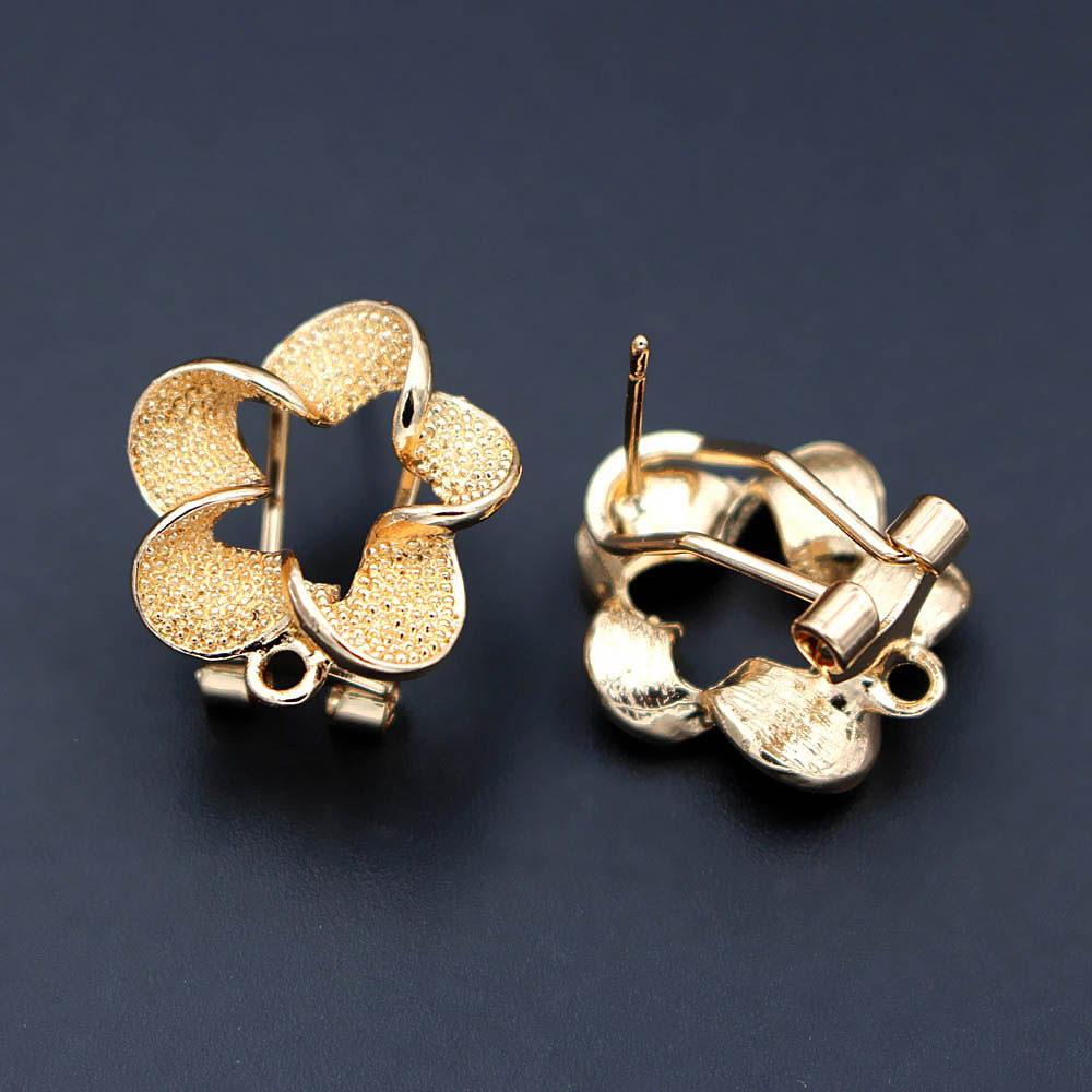 10 أزواج من أقراط الزهور المزخ - مراجعة Jewelry Making Dubai وسعره