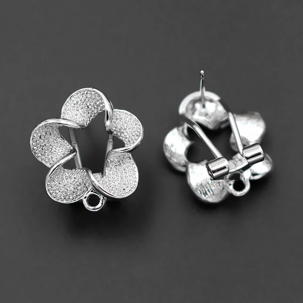 10 أزواج من أقراط الزهور المزخ - مراجعة Jewelry Making Dubai وسعره