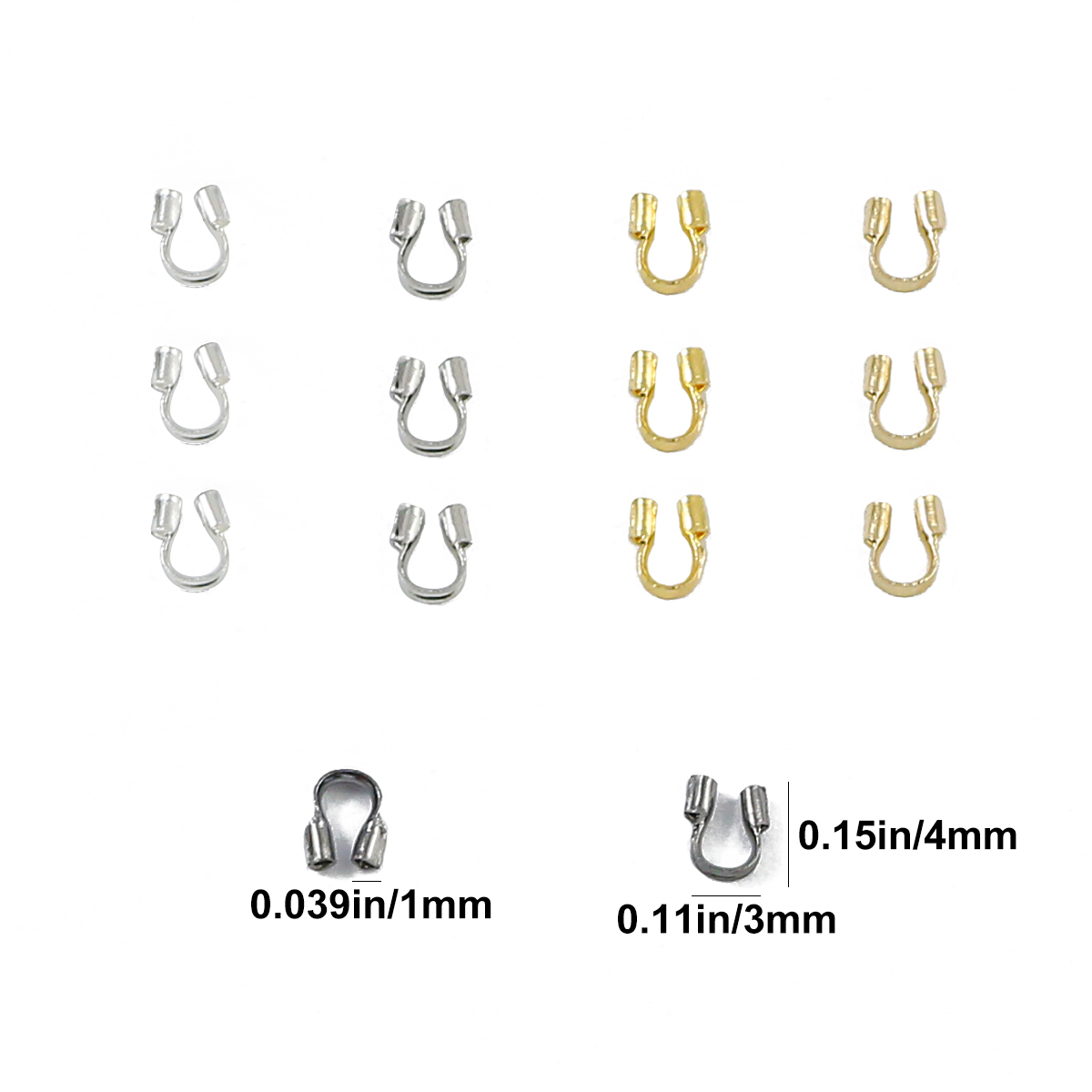 100-300 قطعة من واقيات الأسلاك - مراجعة Jewelry Making Loops وسعره